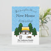 Invitation Il n'y a pas d'endroit comme notre nouvelle maison (Debout devant)