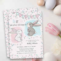 Il ou Elle Lapin Rose et Bleu Révélation du Sexe