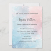 Invitation Il Ou Elle Ours-Y Excité Baby shower De Révélation (Dos)