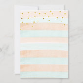 Invitation Il Ou Elle Pastel Citrouille Révélation De Sexe (Dos)