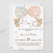 Invitation Il ou elle porte la révélation de genre (Devant)