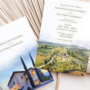 Invitation Il Poggio Alle Trese Italie Destination Mariage