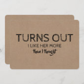 Invitation Il S'Avère Drôle La Proposition Groomsman (Devant / Derrière)