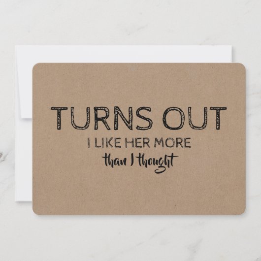 Invitation Il S'Avère Drôle La Proposition Groomsman (Devant)