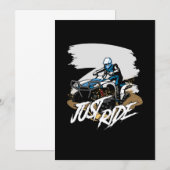 Invitation Il suffit de monter ATV Quad Racing hors route 4x4 (Devant / Derrière)