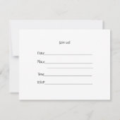 Invitation Il y a de mieux en mieux à Noël (Dos)