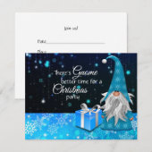 Invitation Il y a de mieux en mieux à Noël (Devant / Derrière)