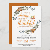 Invitation Il Y A Toujours Quelque Chose À Remercier Pour (Devant / Derrière)