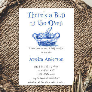 Invitation Il y a un petit pain dans le Baby shower de pain a