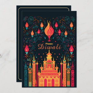 Invitation Illumination Divine : Une fête de Diwali