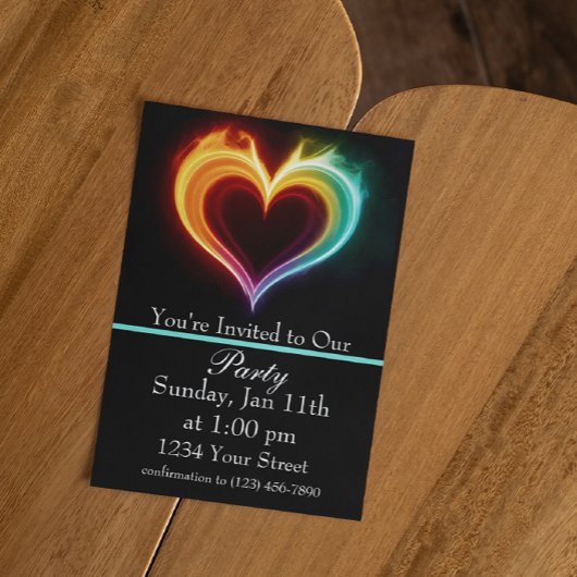 Invitation Illuminez la Nuit : Rejoignez Notre Fête de Feu En