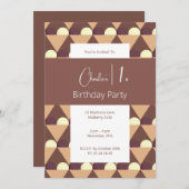 Invitation illusima Choco Banana Icecream Cones 1er anniversa (Devant / Derrière)