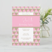 Invitation illusima fraise vanille crème glacée 1er anniversa (Debout devant)