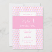 Invitation illusima Rainbow Cupcake 1er anniversaire (Devant)