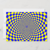 Invitation Illusion d'optique hypnotique (Devant)