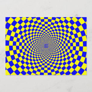 Invitation Illusion d'optique hypnotique