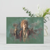Invitation Illustration BILBO BAGGINS™ (Debout devant)
