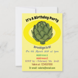 Invitation Illustration d'artiste