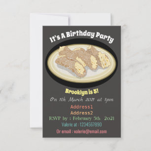 Invitation Illustration de Cannoli