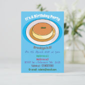 Invitation Illustration de caramel de crème (Debout devant)