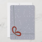 Invitation Illustration de chaussettes de Noël fantaisie mode (Dos)