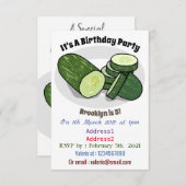 Invitation Illustration de combre (Devant / Derrière)