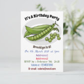 Invitation Illustration de dessin de pois (Debout devant)