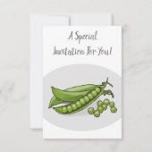 Invitation Illustration de dessin de pois (Dos)