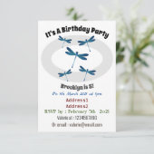 Invitation Illustration de dragonfly (Debout devant)