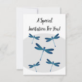 Invitation Illustration de dragonfly (Dos)
