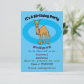 Invitation Illustration de dromadaire (Debout devant)