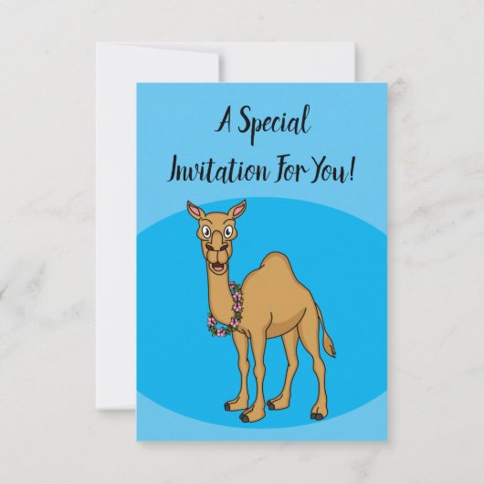 Invitation Illustration de dromadaire (Dos)