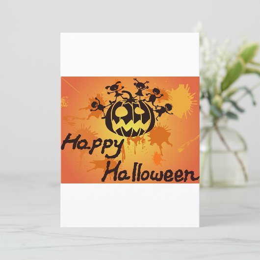 Invitation Illustration de Joyeux Halloween