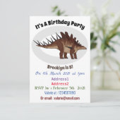 Invitation Illustration de Kentrosaurus (Debout devant)