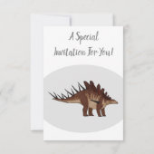 Invitation Illustration de Kentrosaurus (Dos)