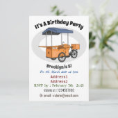 Invitation Illustration de la carotte de vélo (Debout devant)