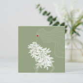 Invitation Illustration de la mode botanique minimale des che (Debout devant)