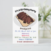 Invitation Illustration de la poitrine de boeuf (Debout devant)