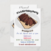 Invitation Illustration de la poitrine de boeuf (Devant / Derrière)