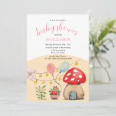 Invitation Illustration de l'aquarelle de la fête des champig (Debout devant)