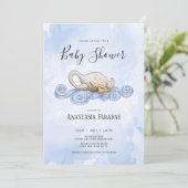 Invitation Illustration de l'aquarelle de Swan (Debout devant)