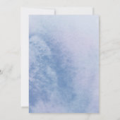 Invitation Illustration de l'aquarelle de Swan (Dos)