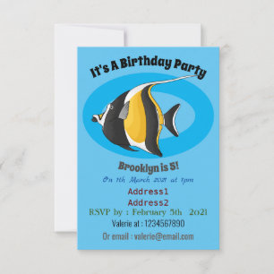 Invitation Illustration de l'idole mauresque