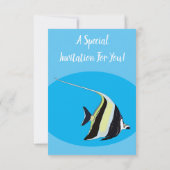 Invitation Illustration de l'idole mauresque (Dos)