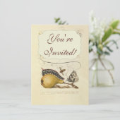 Invitation Illustration de l'insecte du fruit du papillon (Debout devant)