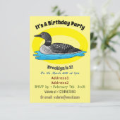 Invitation Illustration de Loon bird (Debout devant)