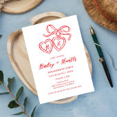 Invitation Illustration de médaillon Médaillon en forme de cœ