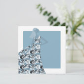 Invitation Illustration de mode de la Fête du Jardin Floral f (Debout devant)