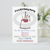 Invitation Illustration de pipes (Debout devant)