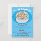 Invitation Illustration de Shumai dim sum (Devant)